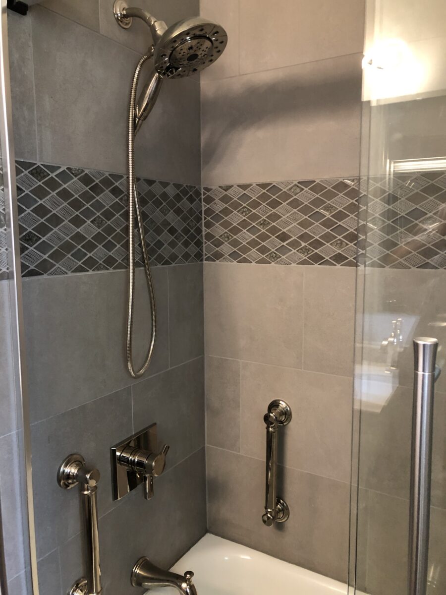 marble shower