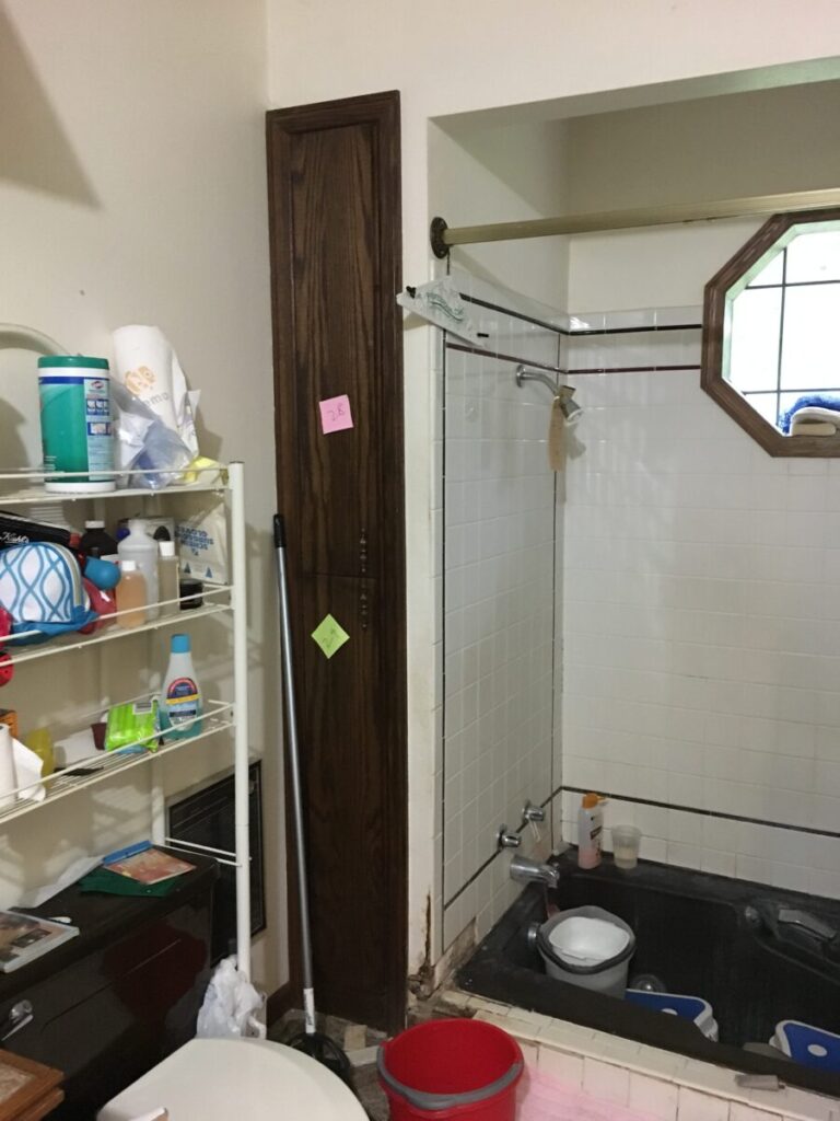 bathroom before remodel