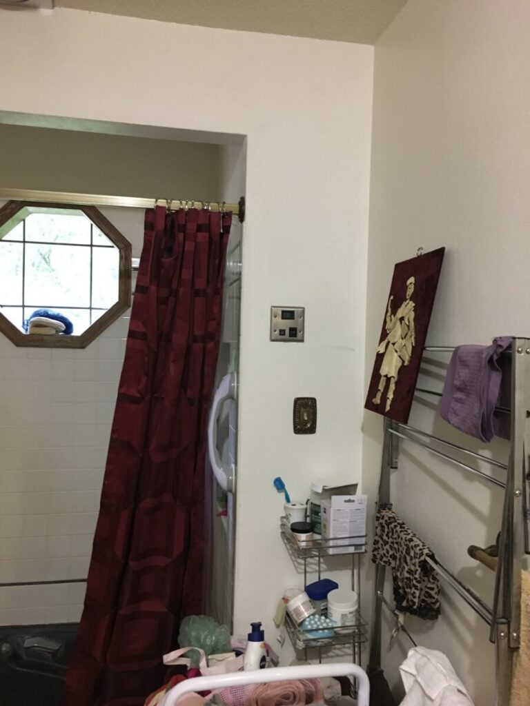 bathroom before remodel