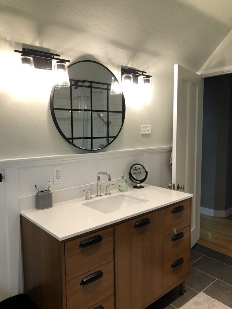 Photo of bathroom vanity