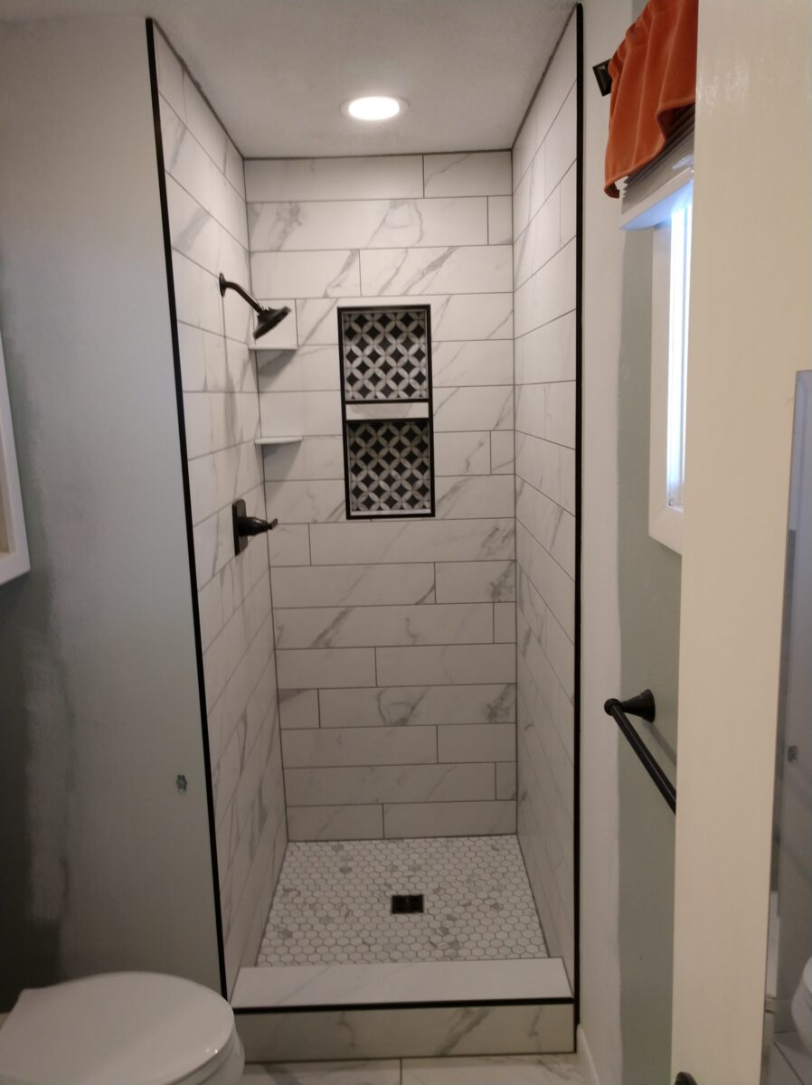 updated shower